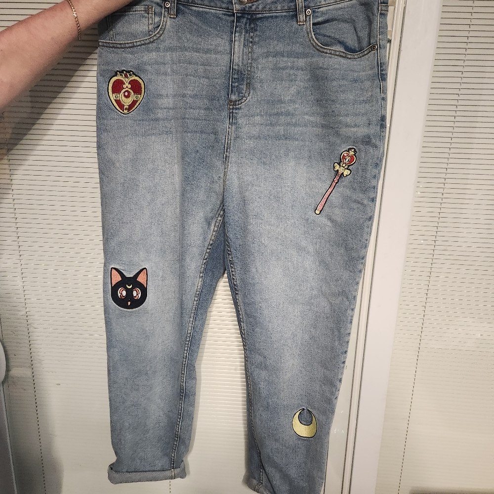 Sailor Moon Mom Jeans NWOT